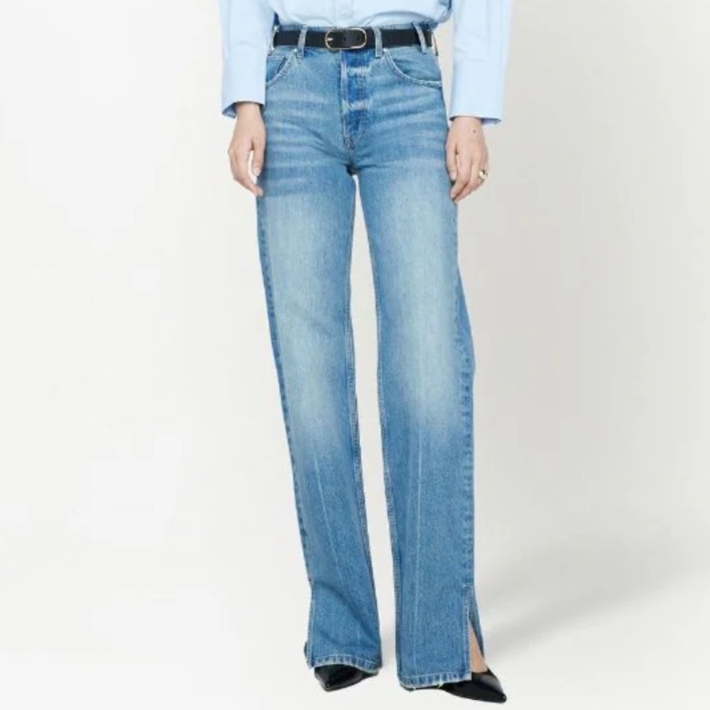 NWT Anine Bing Roy Jean in Nordic Blue 32